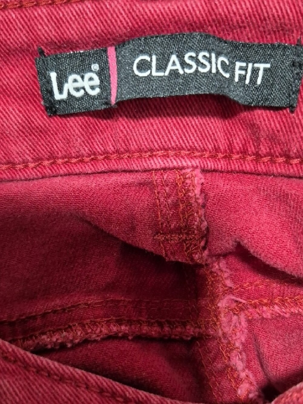 Lee Women’s Jeans in Deep Red and Coral - Picture 7 of 7